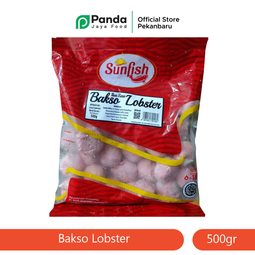 

Sunfish Bakso Lobster 500 Gram