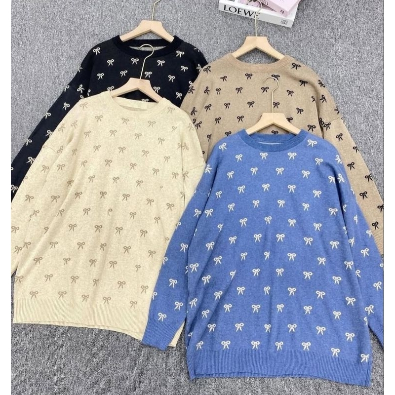 SWEATER RAJUT KNIT MUSLIMAH WANITA | TUNIK BAHAN RAJUT | LILLYCHILI