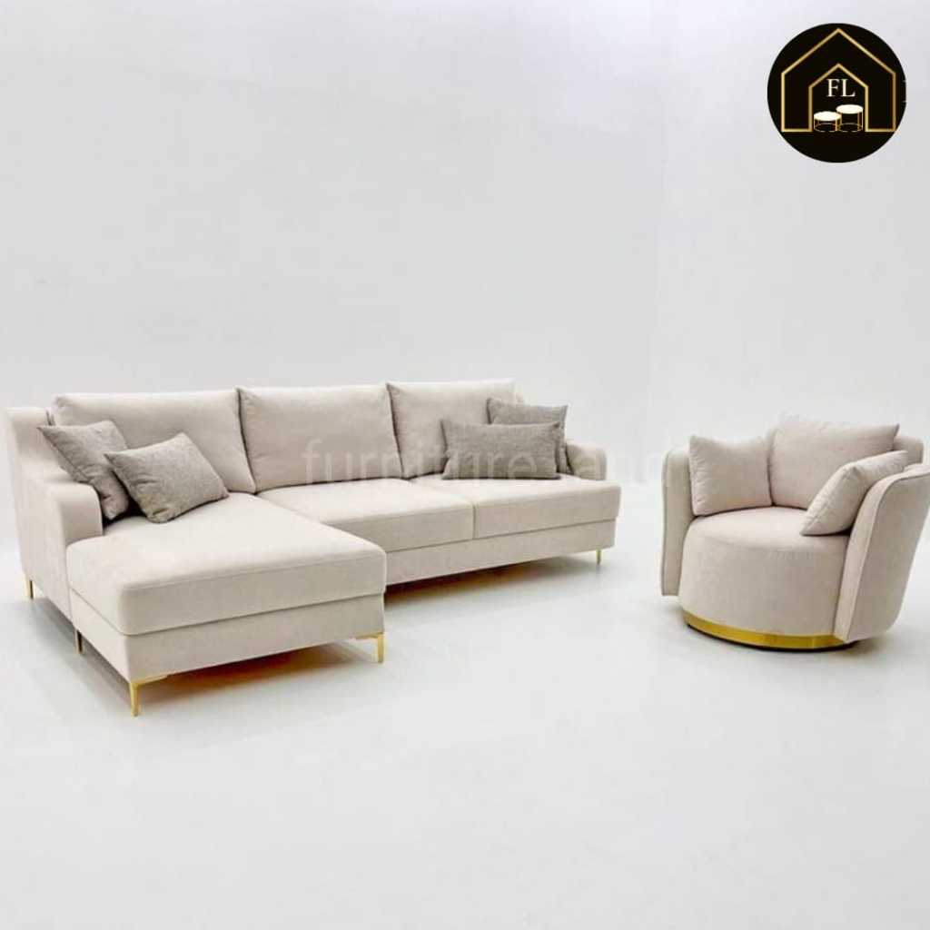 sofa tamu/sofa satu sett/sofa L