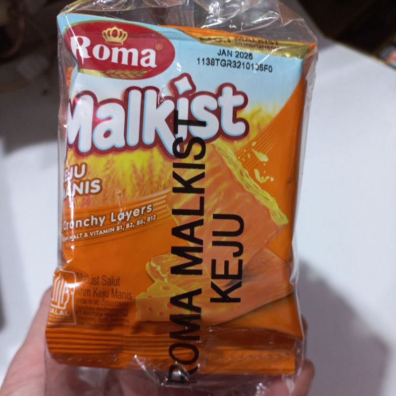 

ROMA MALKIST KEJU SACHET /RENCENG