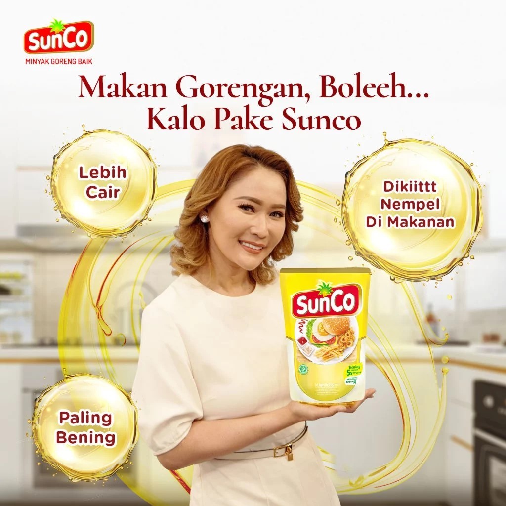 

RB Sunco Minyak Goreng Pouch Series Minyak Sayur Bening Minyak Sehat 5x Tahap Penyaringan Ledi