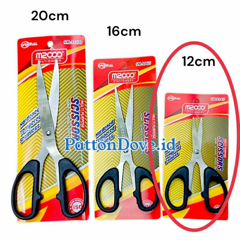 

Gunting M2000 12cm (kecil) A145 scissors High Quality Steel Blade