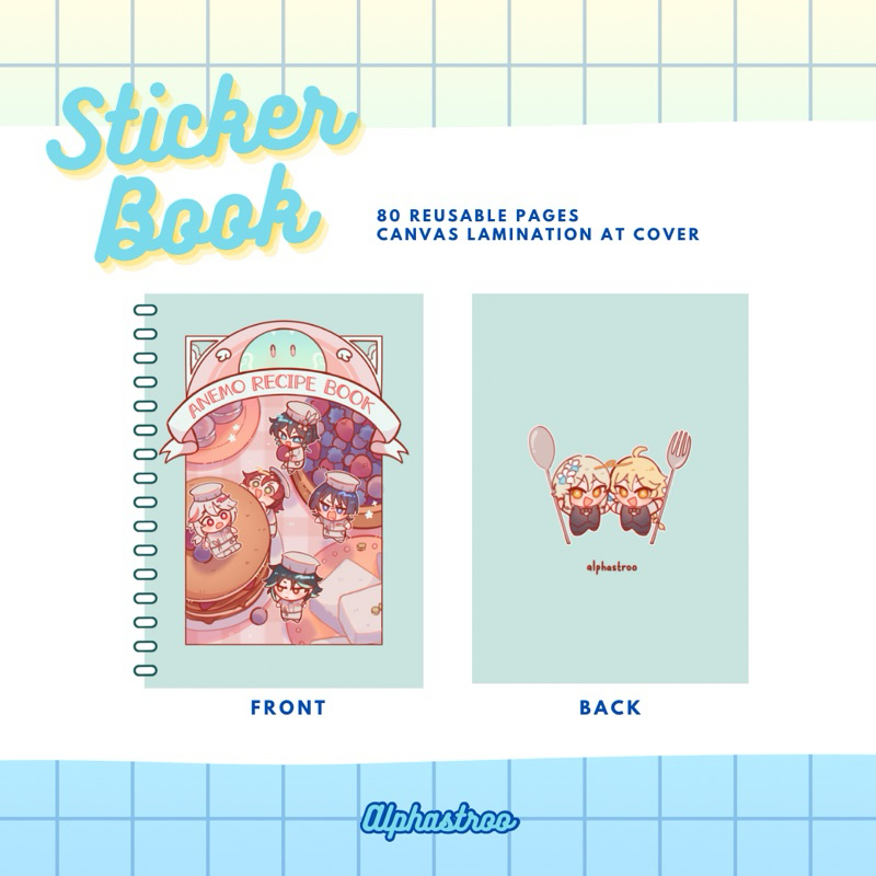 

Genshin Anemo Boys Sticker Book