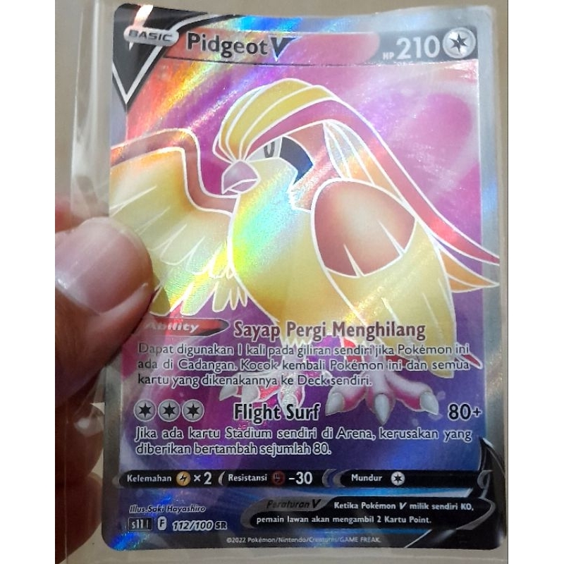 Pidgeot V 112/100 SR - Pokemon TCG Indonesia