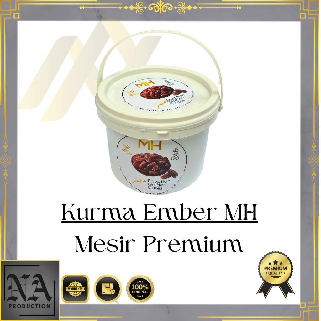 

Al Qassim Kurma Ember Mesir Madu Korma 500 Gram Premium Oleh Oleh Haji dan Umroh Ori 100% Arab Asli