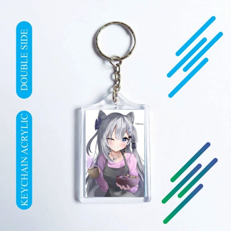 SIAP KIRIM Gantungan Kunci Vestia Zeta Hololive Keychain Vestia Zeta Hololive