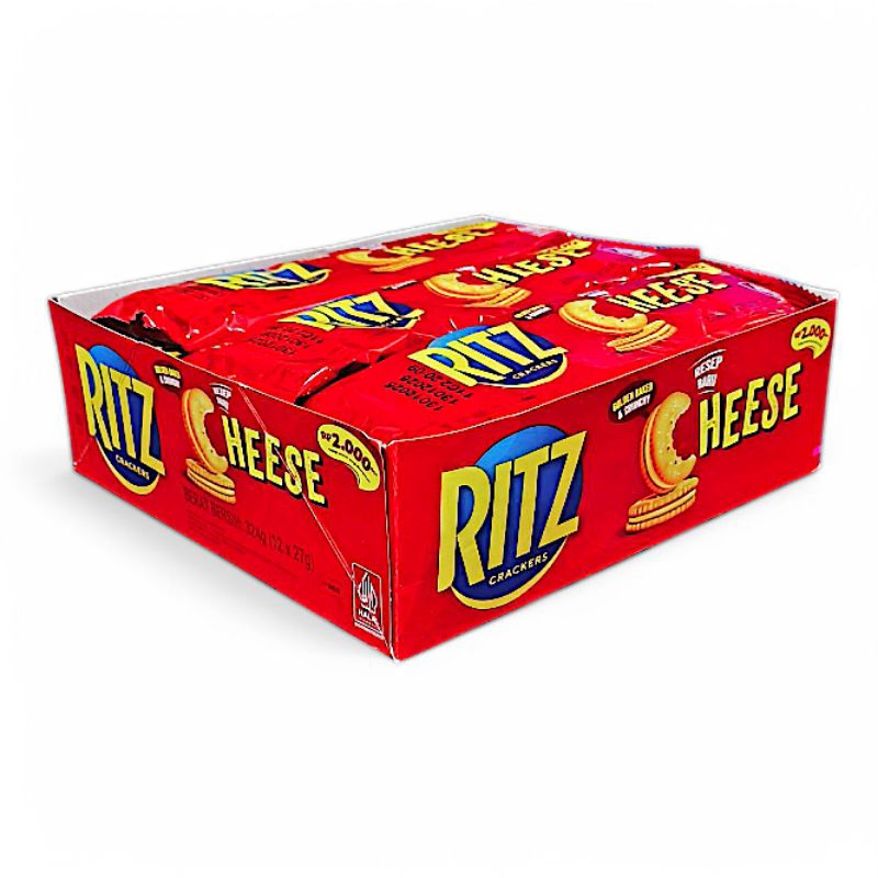 

Wajib Banget Nyobain: Biskuit RITZ SANDWICH CHEESE 12 x 27 Gram Renyah Banget Isian Keju Premium Yang Lumer Di Mulut Berasa Banget Keju-nya