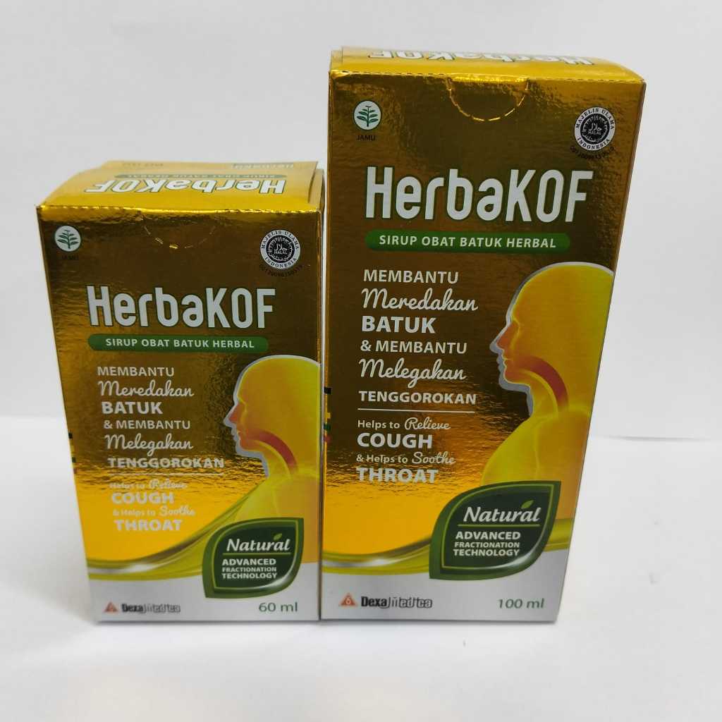 

Herbakof Sirup 60 ml /100 ml / botol