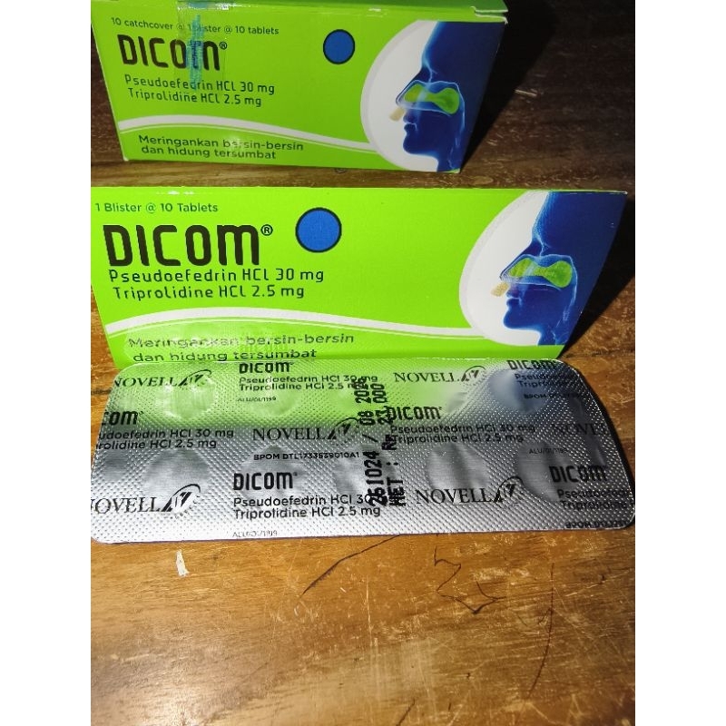 dicom tablet perlembar untum flu
