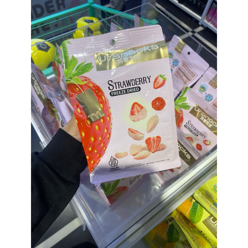 

Ursnacks Strawberry Freeze Dried 22gr