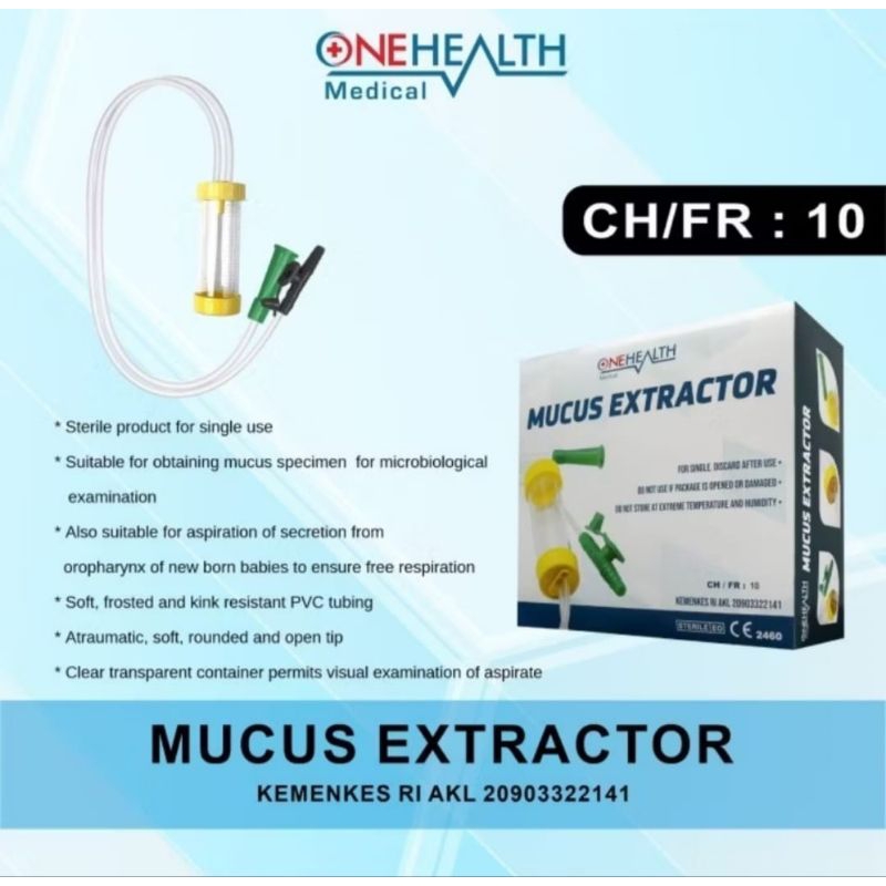 Mucus Extrator / Slym Zeher Alat Penyedot Lendir Bayi