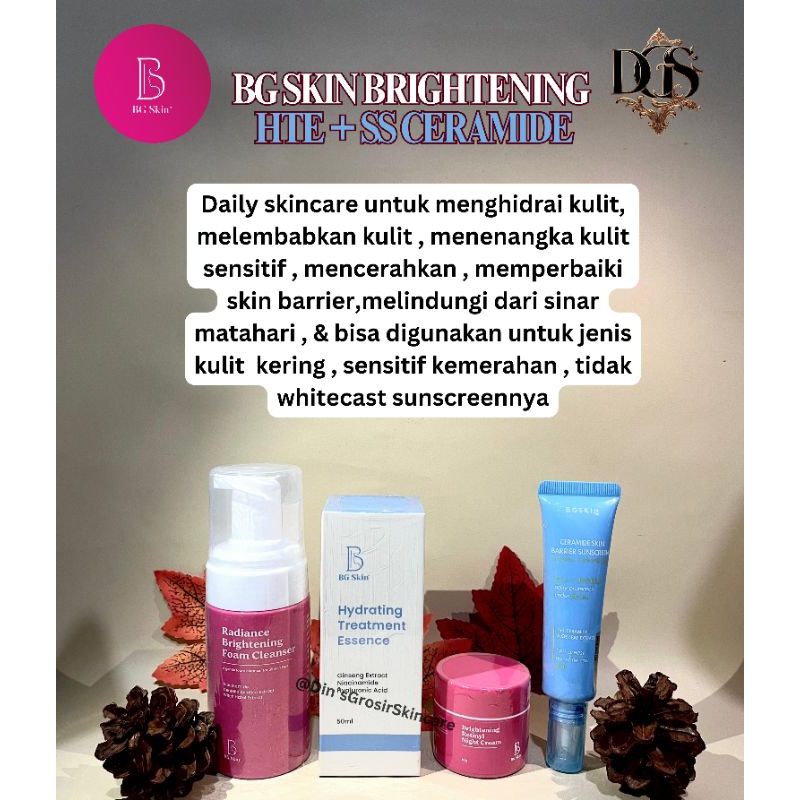 TONER DIGANTI HTE / BG SKIN / BG SKIN PINK / BG SKIN MURAH /BG SKIN VIRAL / PAKET BRIGHTENING /Bg sk