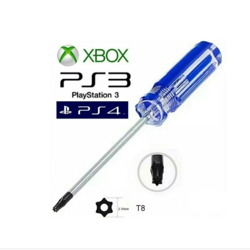 Obeng Bintang TORX T8 Untuk ps3 slim, super slim , ps4 & stik xbox