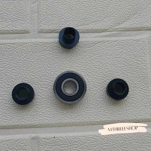 bearing 6000 dan 608 ,kones bubut as depan belakang