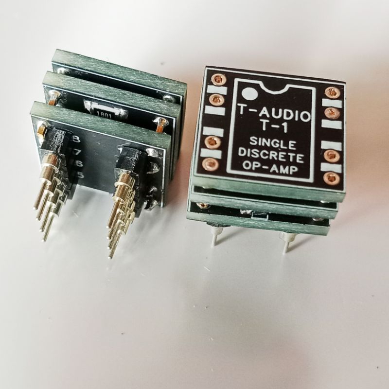 T-Audio T-1 Single Discrete Opamp IC Class A Substitution For NE5534 CA3140 OP27 OPA27 OPA627, LM741