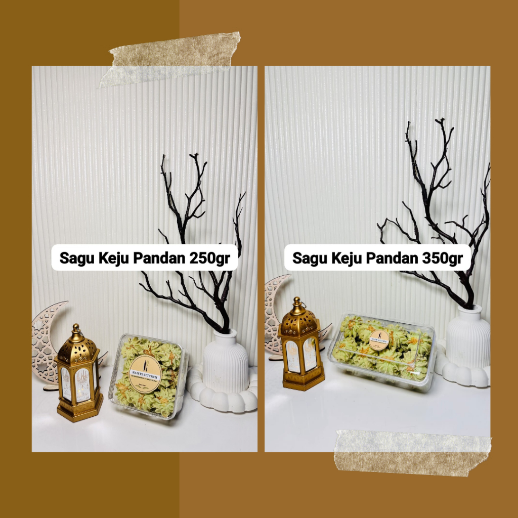 

HAIFRI KITCHEN — KUE SAGU KEJU PANDAN 250gr dan 350gr / Kue Sagu / Sagu Keju / Kue Kering Lebaran Homemade