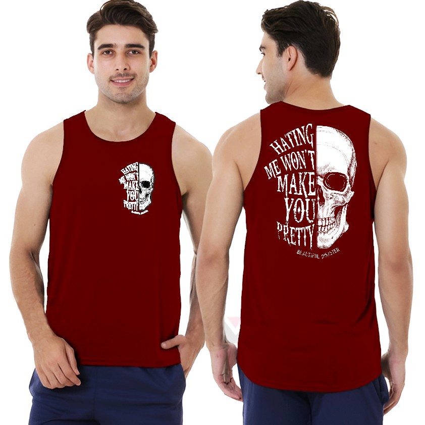 Singlet Distro Pria Keren / Kaos Distro Pria Singlet Keren sablon Hating / Baju Singlet Distro / Kao