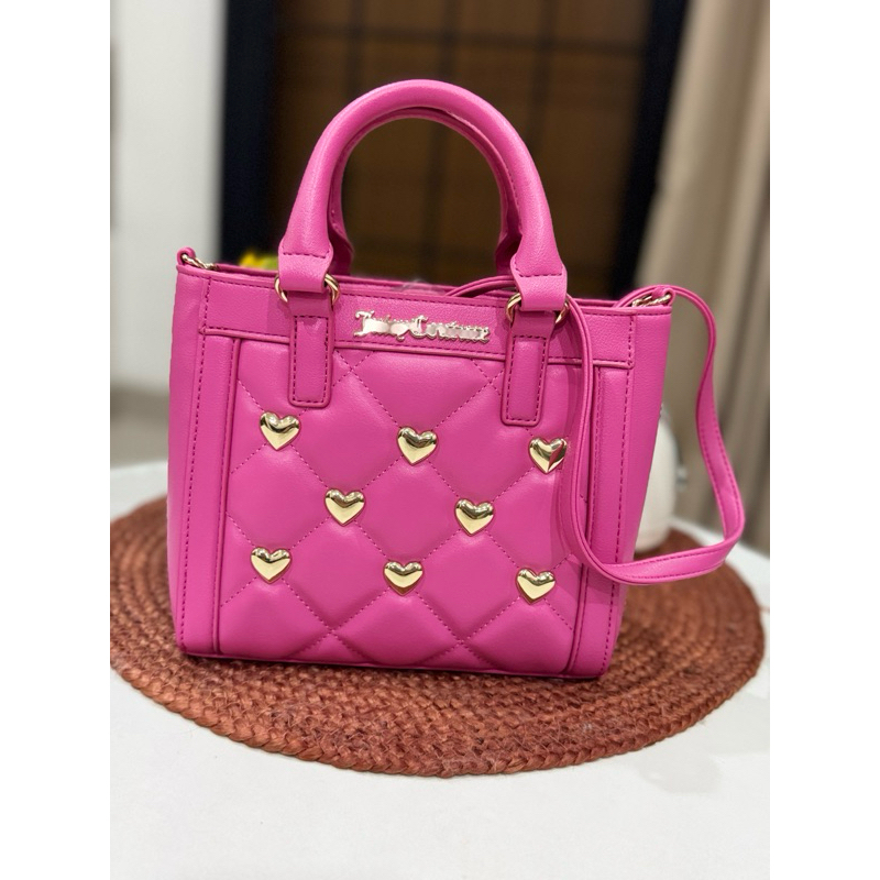sling bag/ tas slempang juicy couture pink love 100% original USA