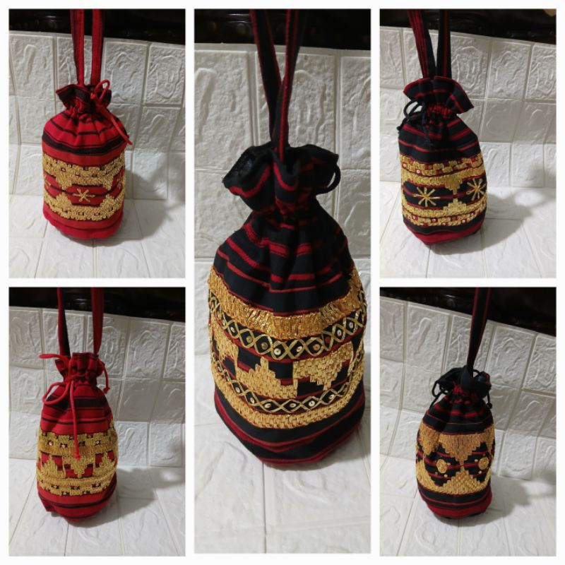 tas serut tapis / tas pesta tapis / tas pesta / clutch tapis