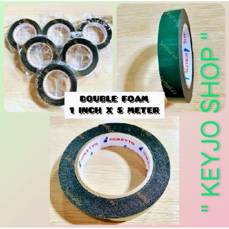 

Double tape foam/ double tape spon 1 inchi