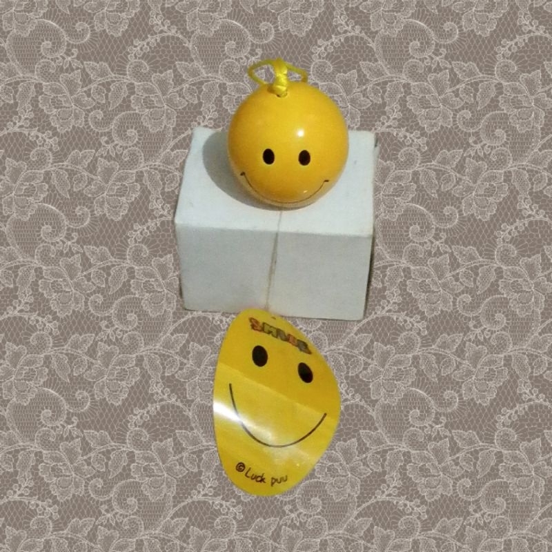 LONCENG ANGIN EMOJI KERAMIK