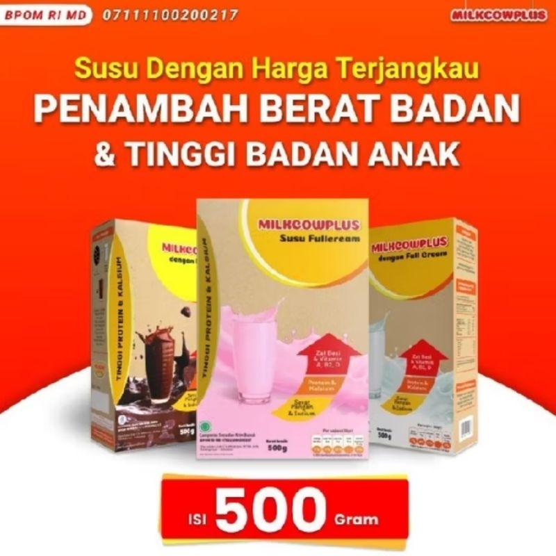 

SUSU PENGGEMUK BADAN 500GRAM MILKCOWPLUS ampuh 100%