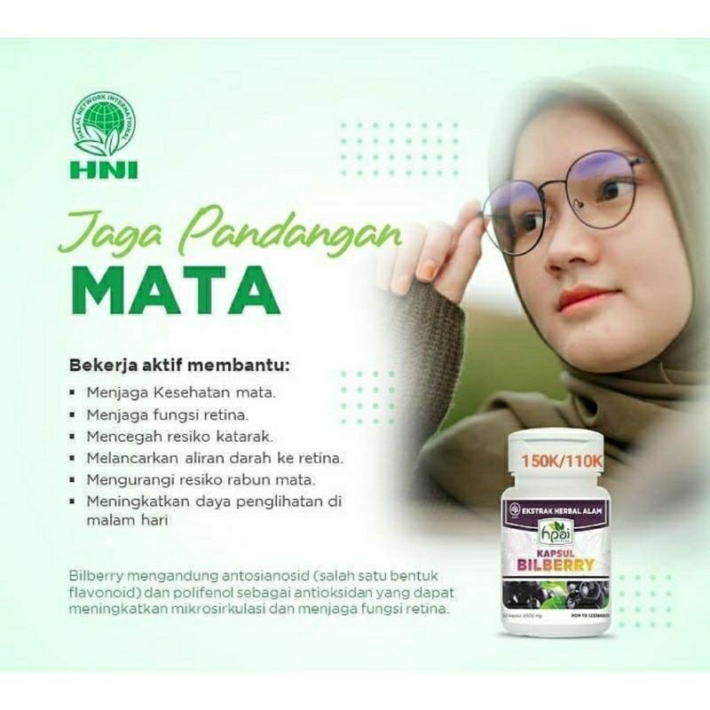 BILBERRY HNI menjaga kesehatan mata