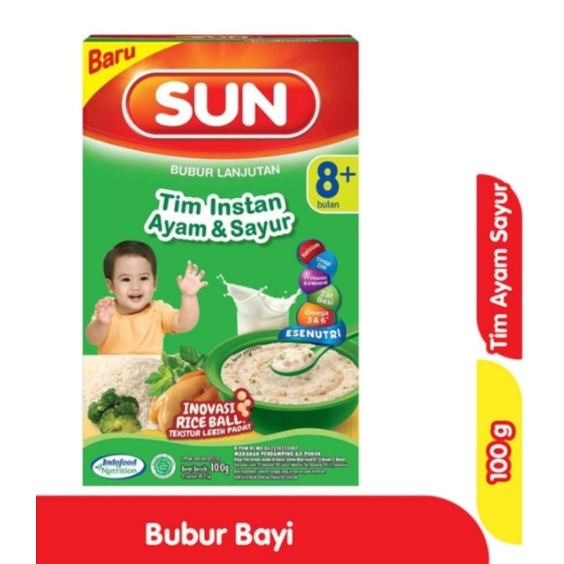 

SUN Tim Instant Ayam Sayur Box 100 g x 1 Pcs