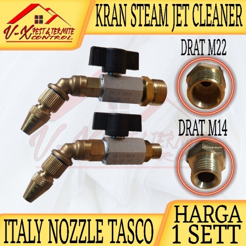 Kran Steam AC ITALY Nozzle Tasco