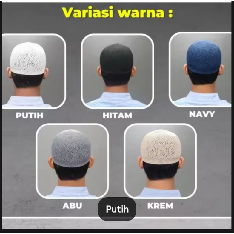 KODE H35E 2pcsPECI RAJUT LOKAL MOTIF MERCAN SoyluKopiah Polos DewasaTurkeyYamanMurah Berkualitas pre