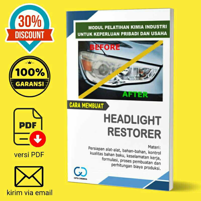 Modul Pelatihan Kimia Industri Membuat Headlight Restorer