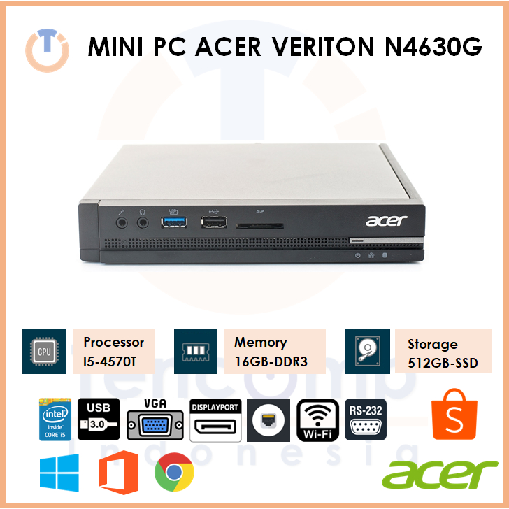 [Like New] Mini PC Acer Veriton N4630G Core i5 16GB | SSD 512GB