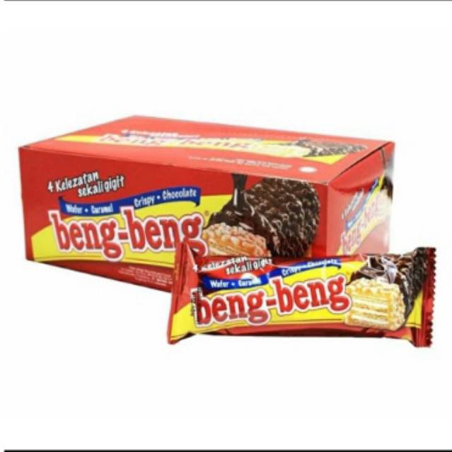 

Bengbeng coklat cruhncy enak 1 box isi 17pcs