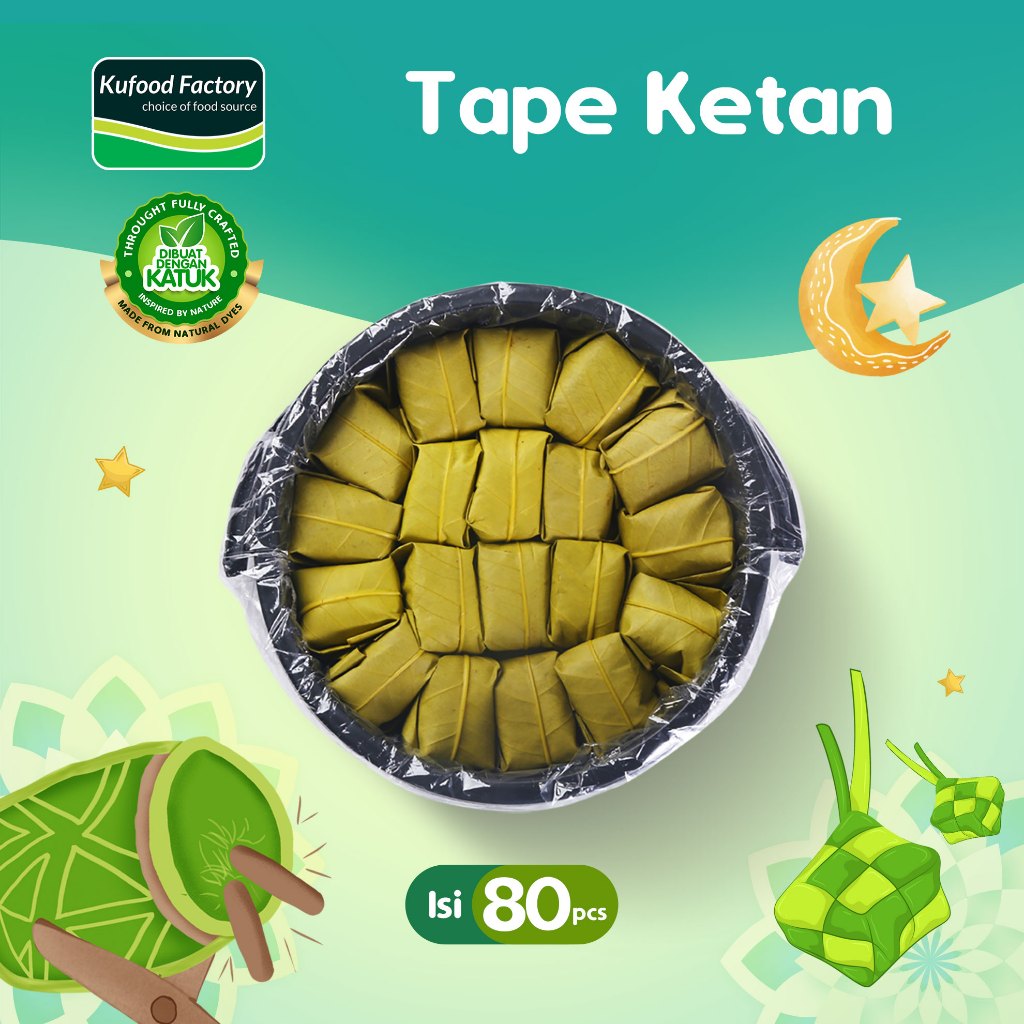 

Kufood Factory Tape Ketan Ciremai isi 80 Fresh & Legit