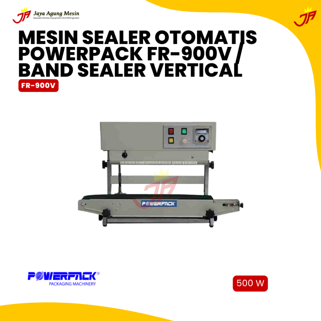 POWERPACK Mesin Sealer Otomatis POWERPACK FR-900V / Band Sealer Vertical