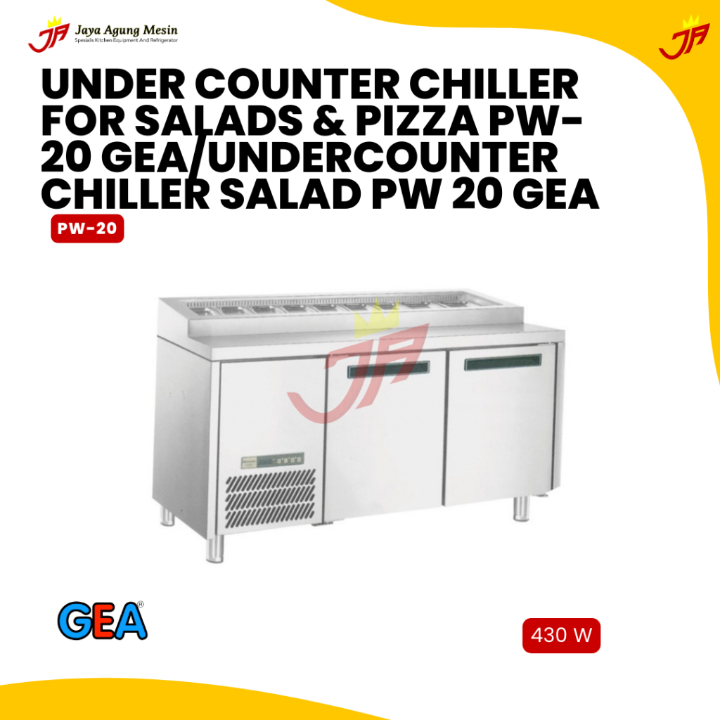 GEA UNDER COUNTER CHILLER FOR SALADS & PIZZA PW-20 GEA/Undercounter Chiller Salad PW 20 GEA