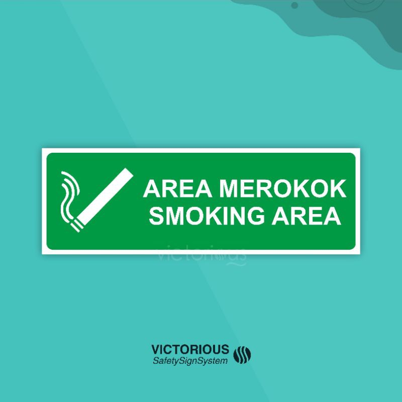 

Sticker Area Merokok | Smoking Area Sticker Sign | Sticker Vinyl Tahan Air