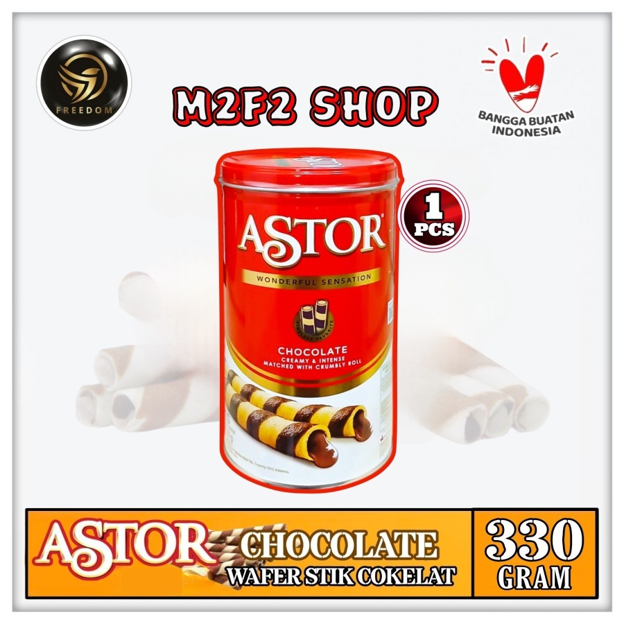 

ASTOR Wonderful Sensation Stick Chocolate Tin | Wafer Stik Cokelat Kaleng - 330 gr (Kemasan Satuan)