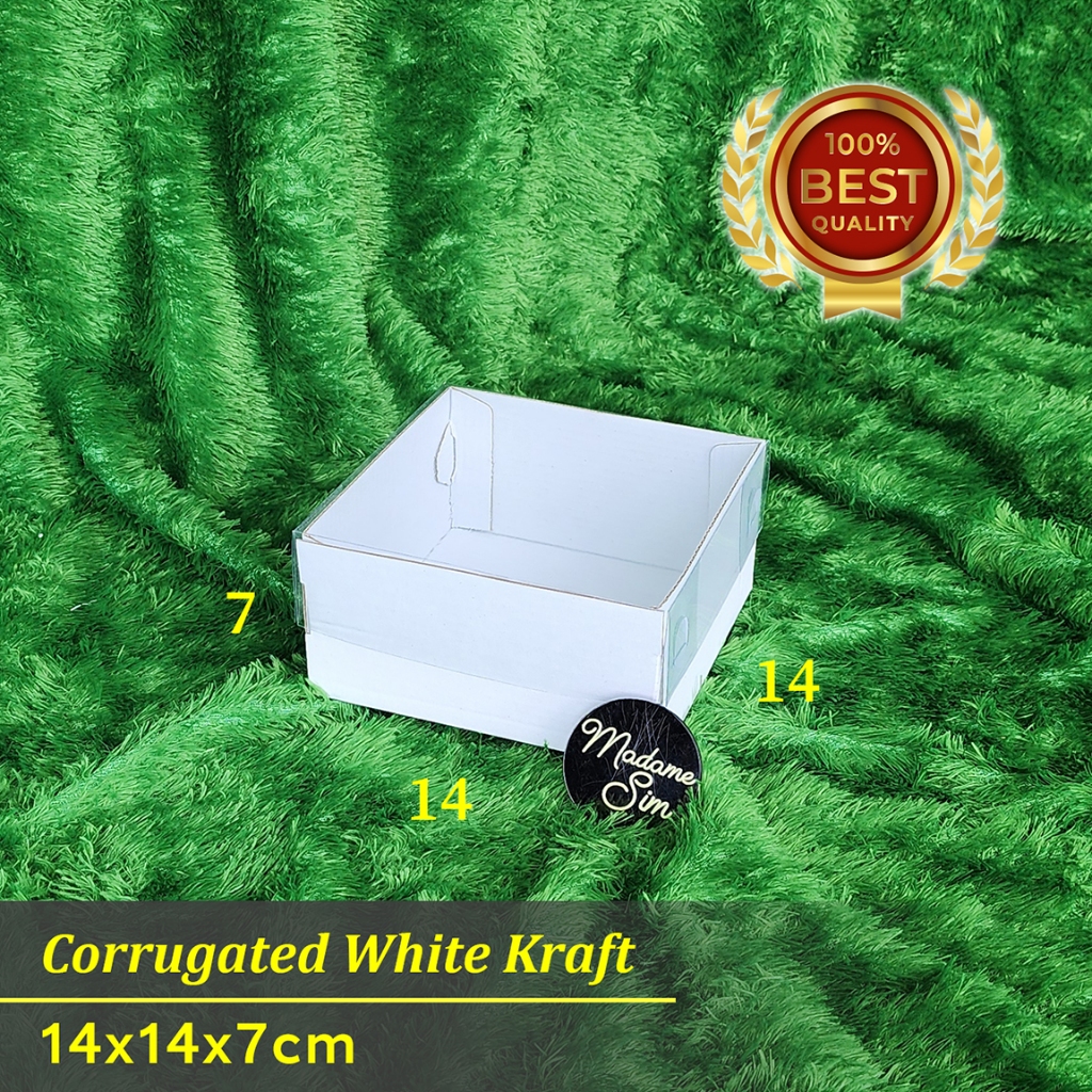

BOX MIKA - DUS HAMPERS - KOTAK COOKIES - KARDUS SOUVENIR 14x14x7 - WK (ISI : 10 PCS)