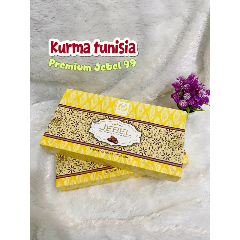 

Kurma Premium Jebel 99 Tunisia 500 gr/Kurma Tangkai Tunisia/Kurma Import