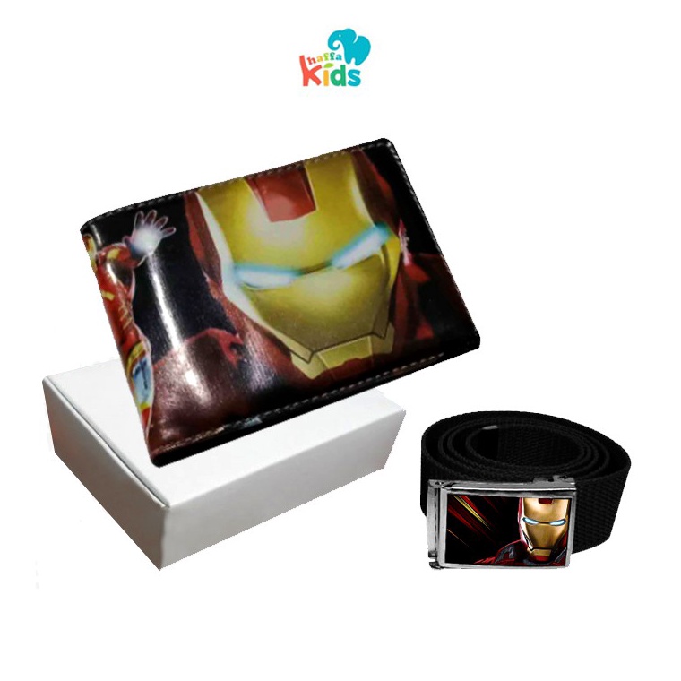 KODE C67Q Dompet Anak Cowok Kulit Sintetis GRATIS Sabuk Nilon Bagus