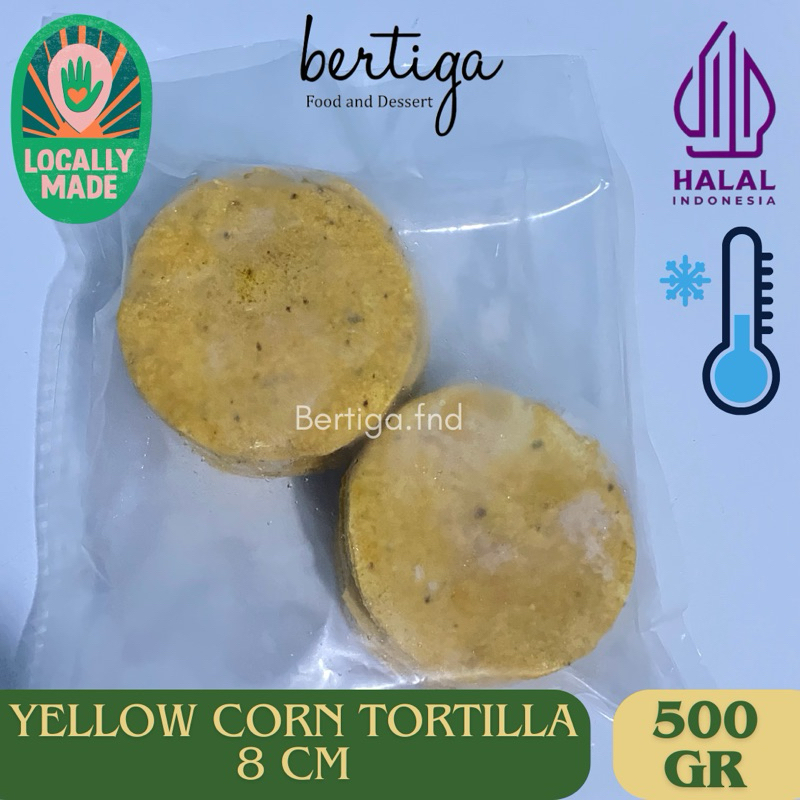 

LOCAL - Yellow Corn Tortilla (Kulit Nachos) 8cm isi 500gr/pack