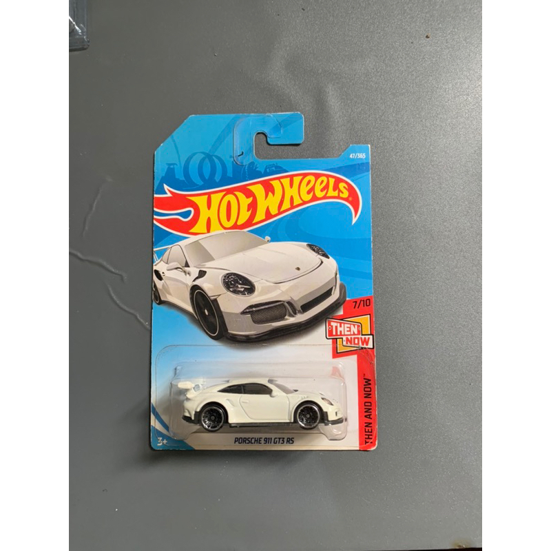Hotwheels Porsche 911 GT3 RS Putih + Protector