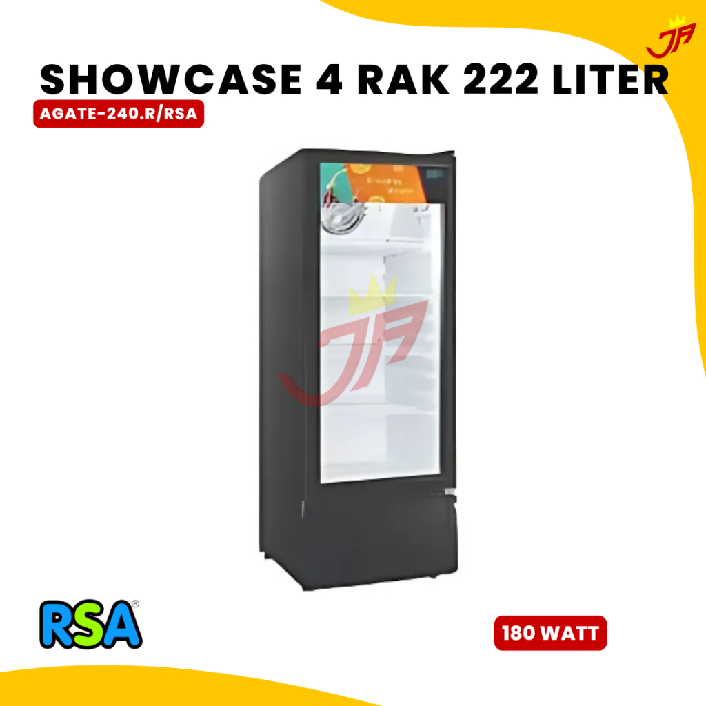 RSA SHOWCASE COOLER AGATE 240R RSA/Showcase 222Liter Agate 240R RSA