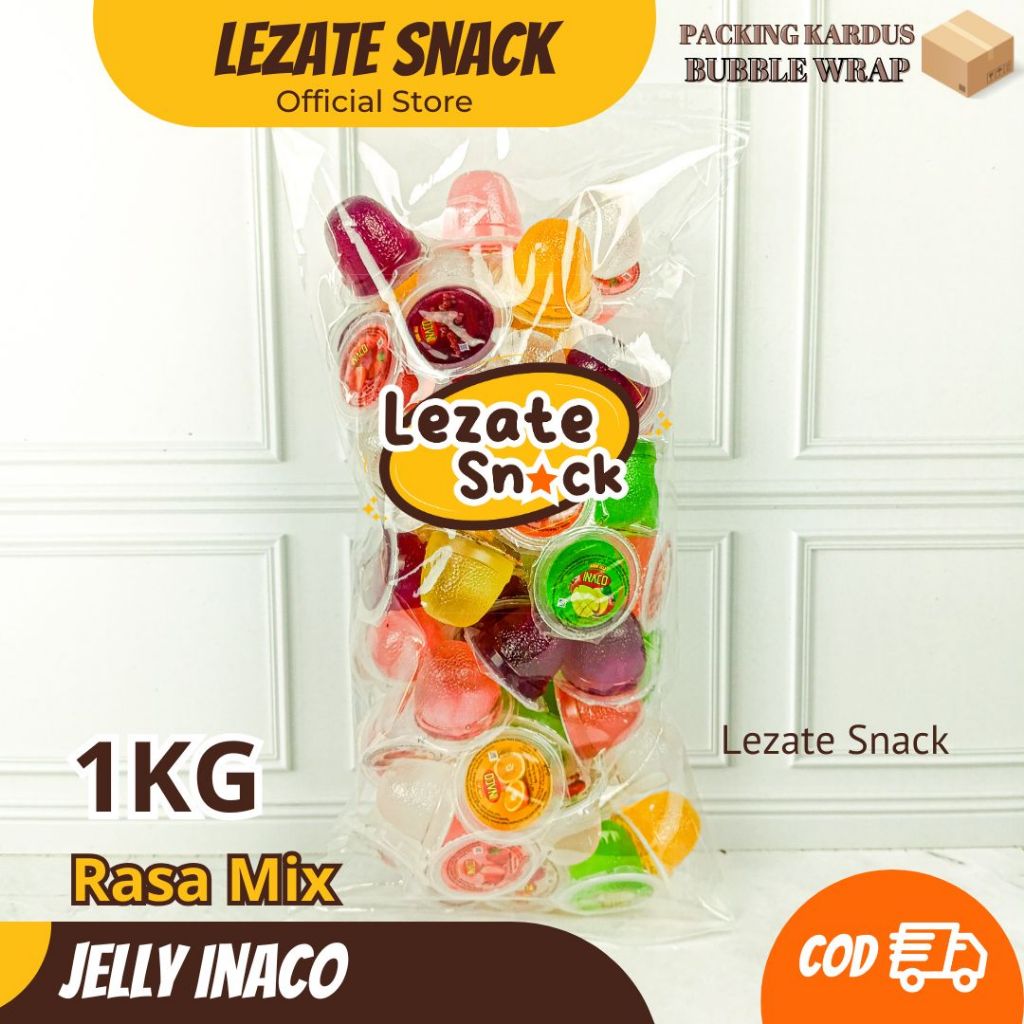 

Jelly Inaco 1kg Kiloan Murah Enak Camilan Manis / Jelly Inaco Kiloan Mix Fruits Jeli Inaco Toples Mini Inako Kiloan Curah LEZATE