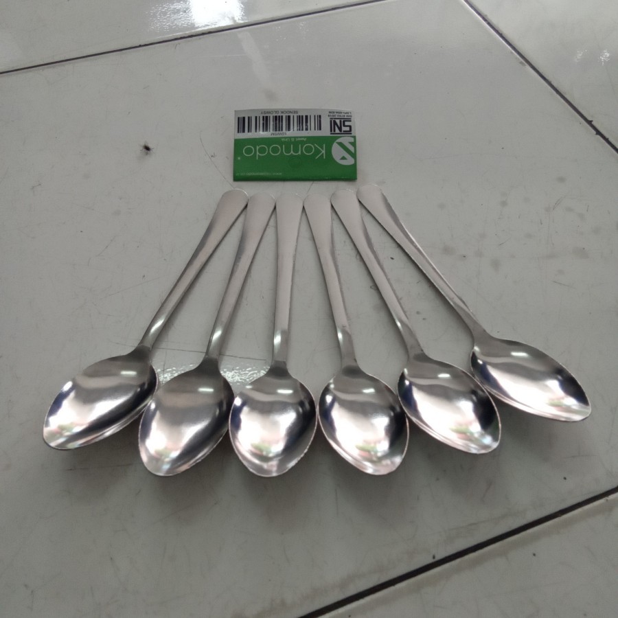 KOMODO Sendok Makan Stainless Steel & Sendok Garpu Stainless Steel Komodo {COD]