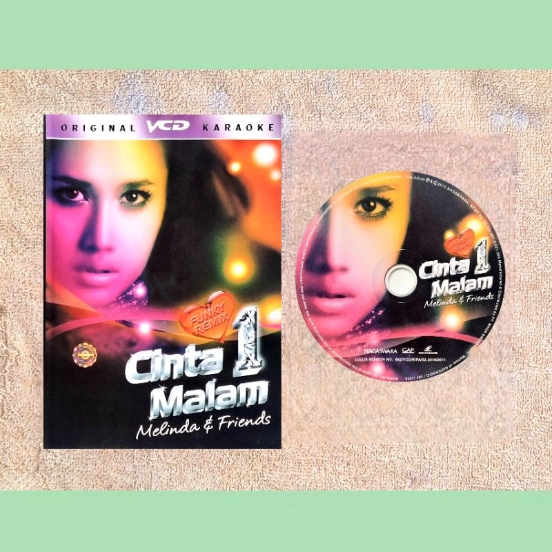 VCD Dangdut Original Nagaswara Melinda and Friends Vol 1 Cinta 1 Malam