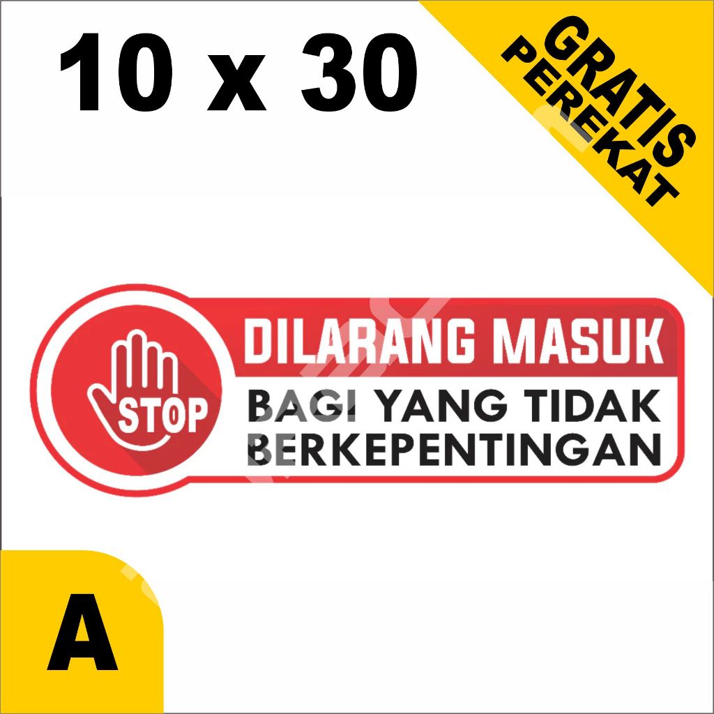 

PAPAN AKRILIK dan STIKER, STAFF ONLY - SELAIN KARYAWAN DILARANG MASUK, CUSTOM, FREE DESAIN ( A 258 )