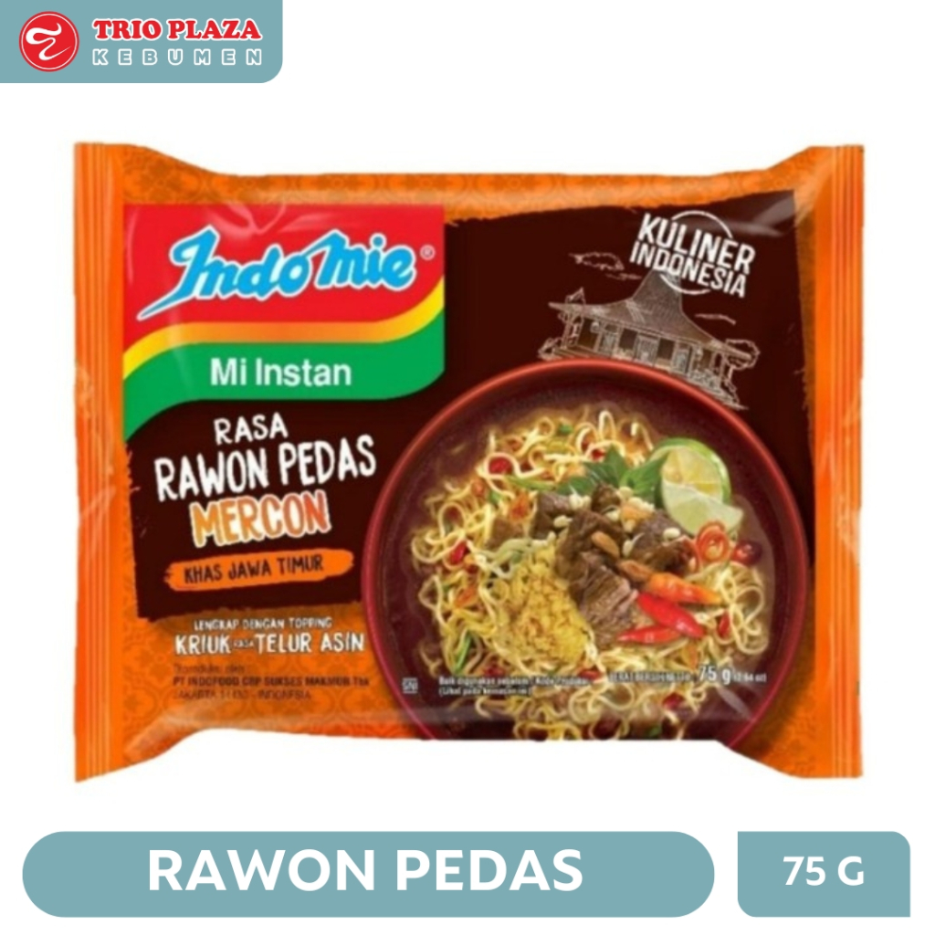 

INDOMIE KUAH RAWON PEDAS MERCON 75G