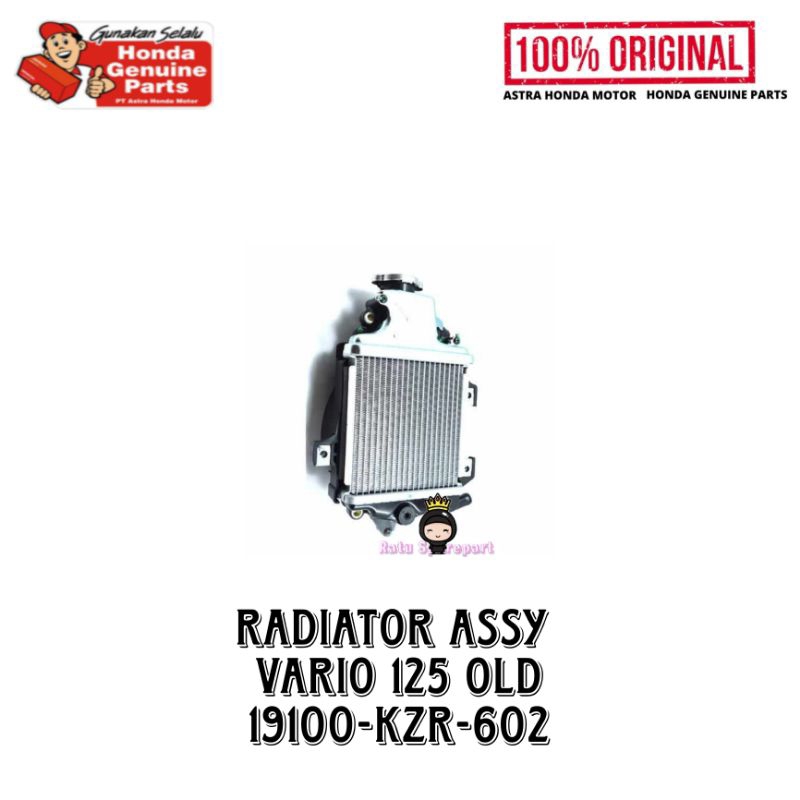 Radiator Assy Honda Vario 125 Old Original - 19100KZR602 - Radiator Assy Vario 125 KZR - Radiator As